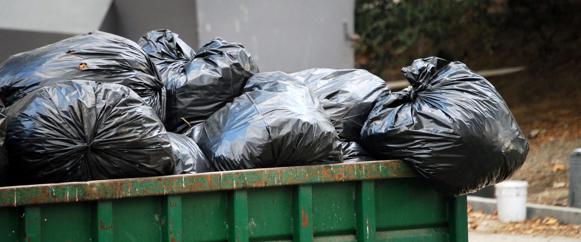 Can you put a tube tv in a dumpster?