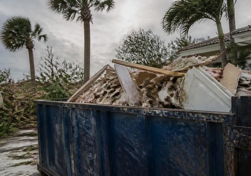 Storm Debris and Dumpsters: What You Can't Just Throw In