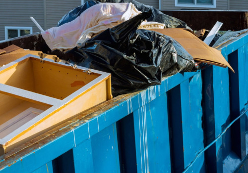 Are there any additional fees associated with disposing of certain materials in a dumpster?